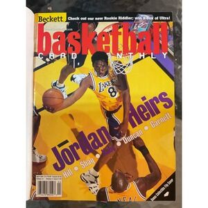 Beckett Basketball Card Monthly April 1999 Kobe Bryant Tim Duncan Flip Cover 105